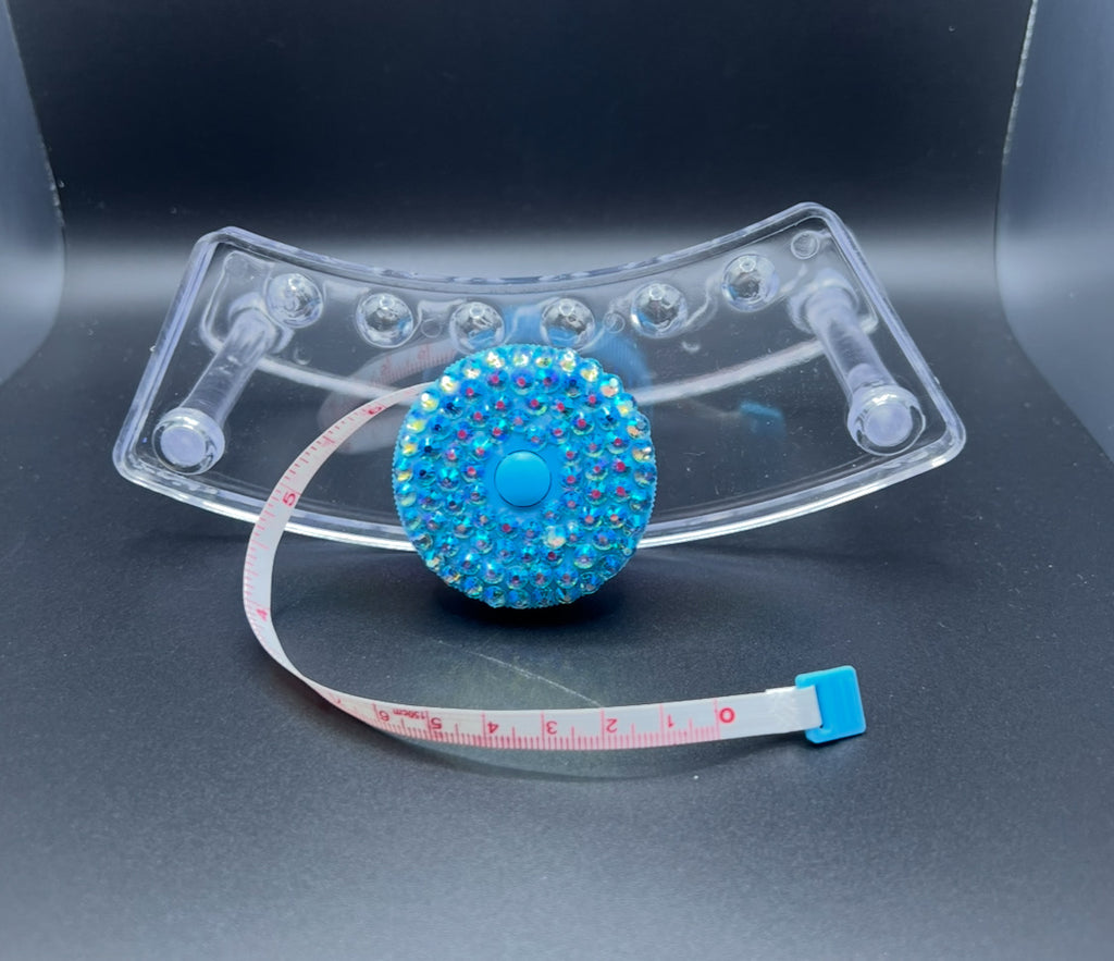 Tape Measure blinged with resin