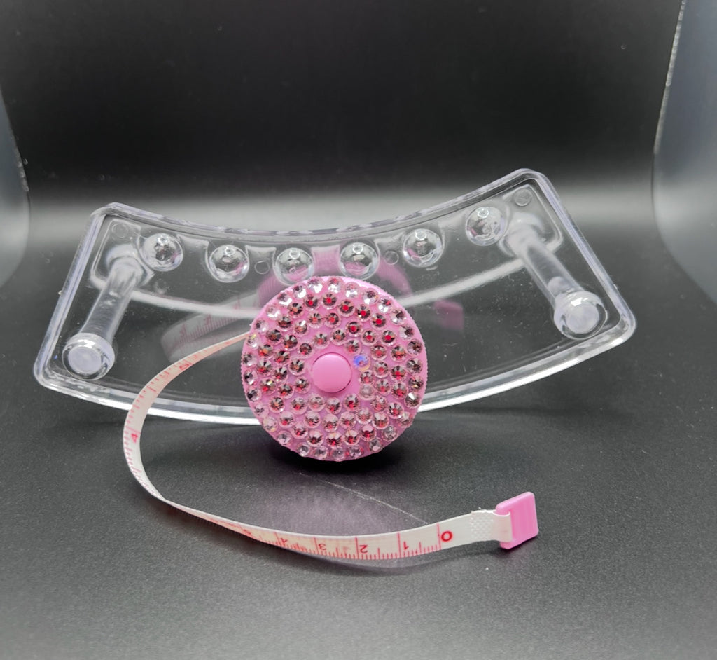 Tape Measure blinged with resin
