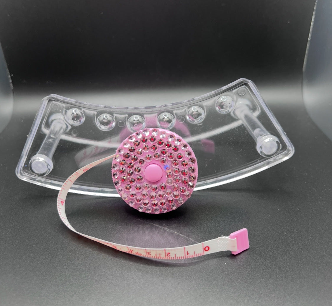 Tape Measure blinged with resin
