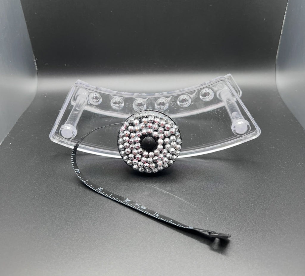 Tape Measure blinged with resin