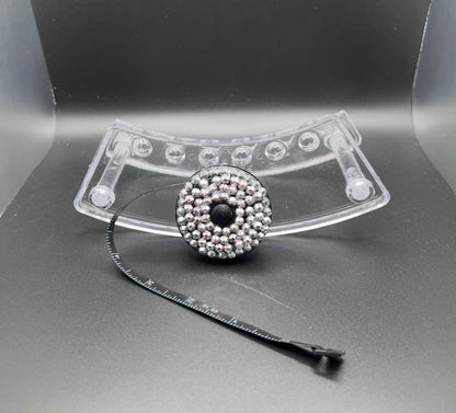 Tape Measure blinged with resin