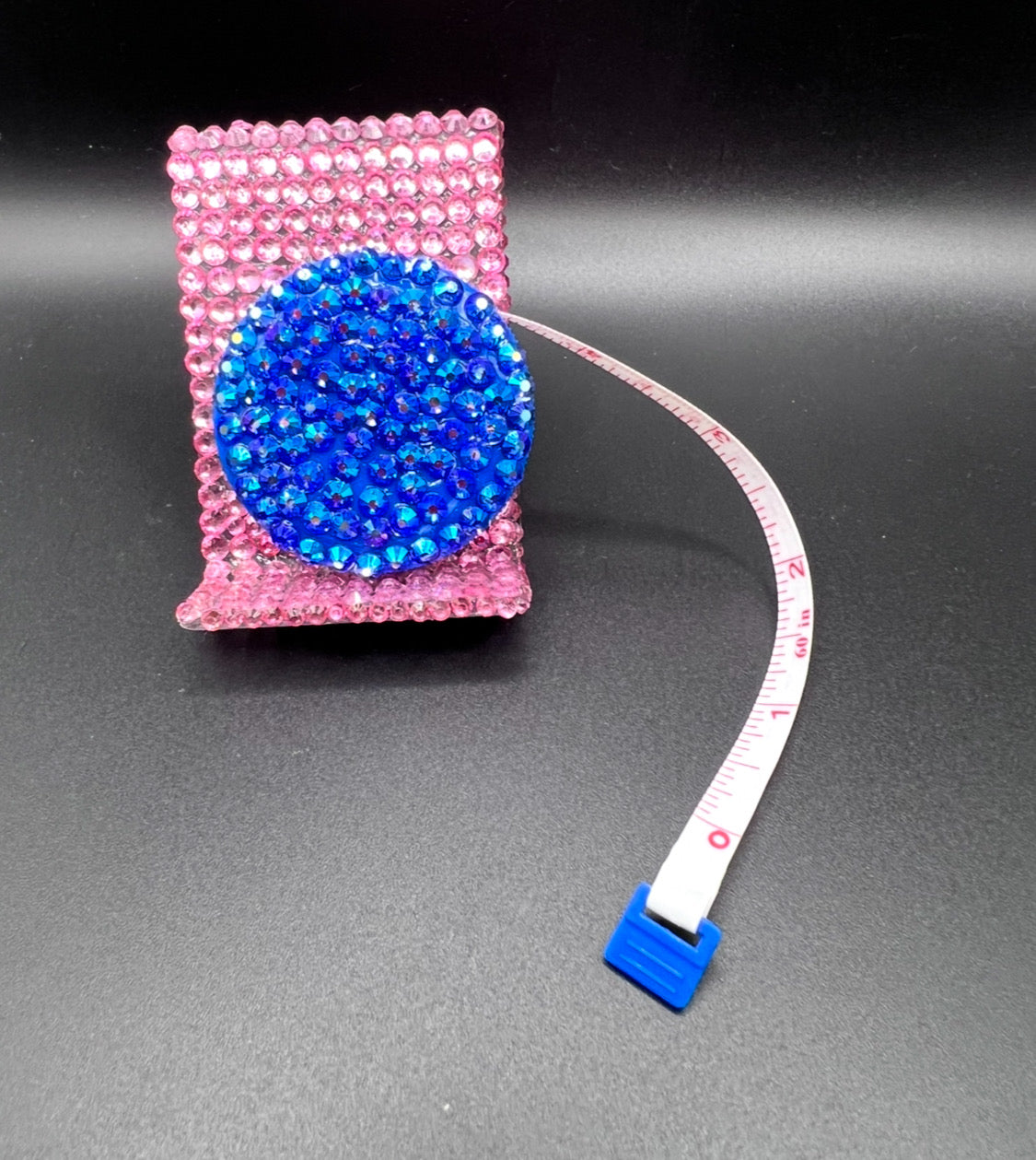 Tape Measure blinged with resin