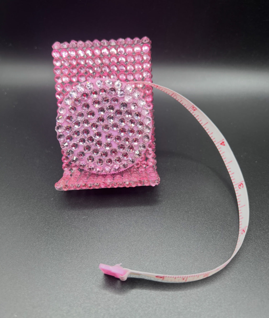 Tape Measure blinged with resin