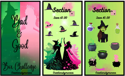 A6 Bad & Good Box Challenge -8 Sections