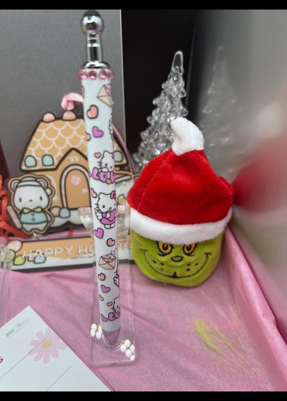 Blinged stylist pen with hello kitty love with hearts #43