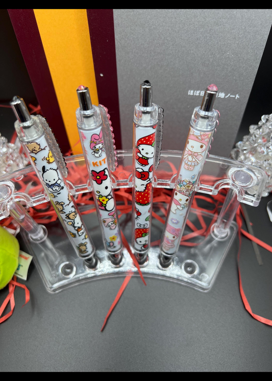 4 blinged hello kitty and friends