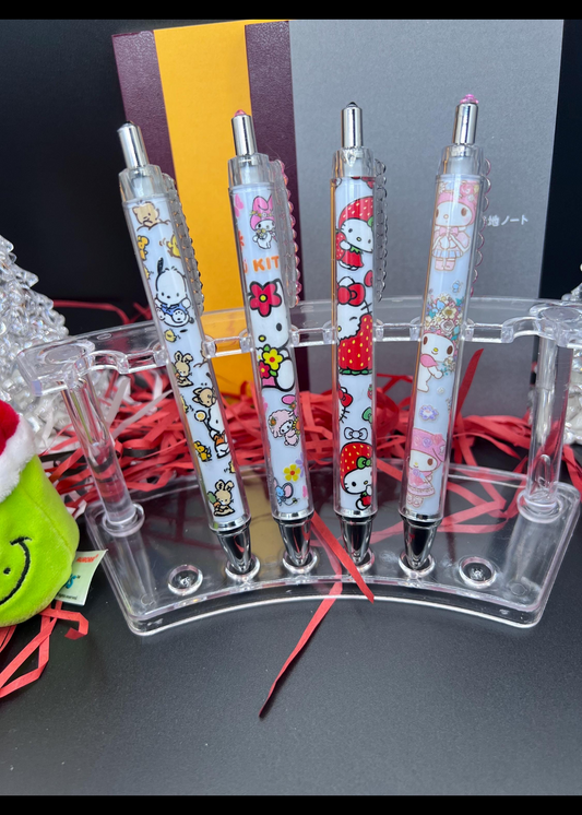 4 blinged hello kitty and friends