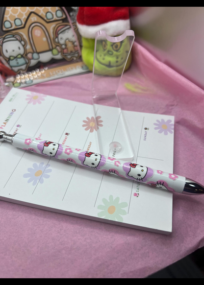 Blinged stylist hello kitty with flowers #6