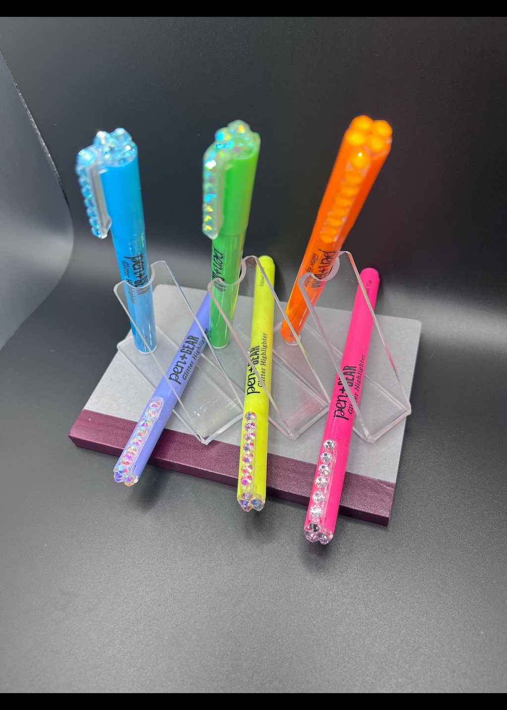 Blinged highlighter 6 piece set