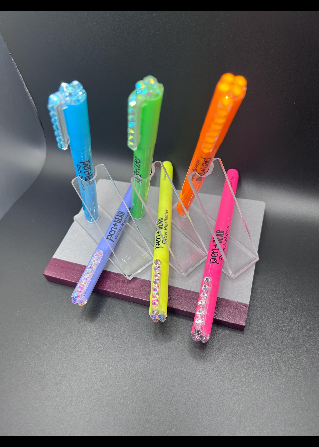 Blinged highlighter 6 piece set