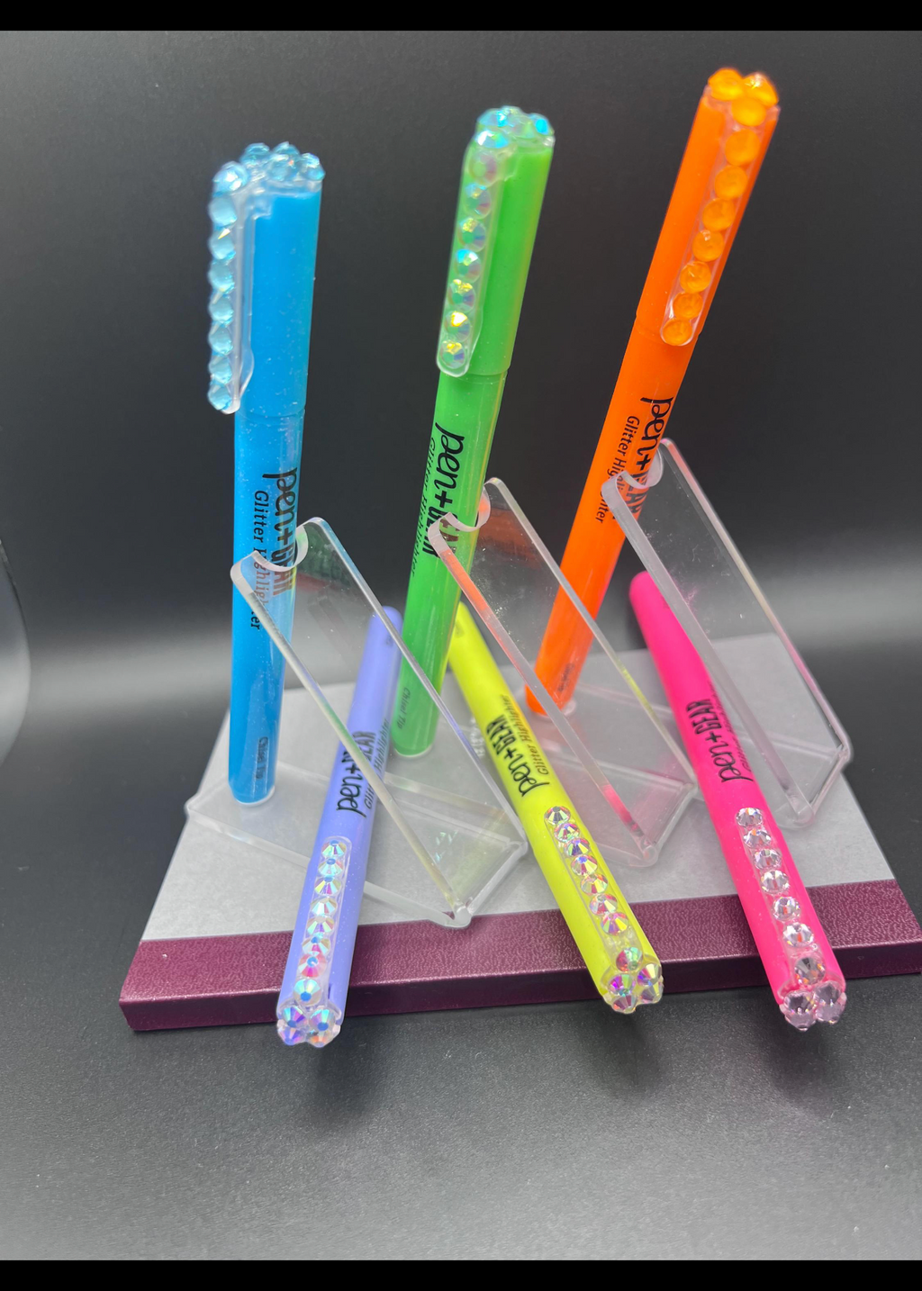 Blinged highlighter 6 piece set