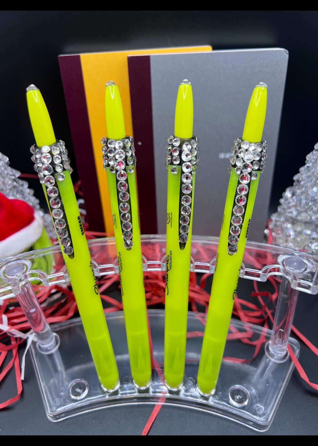Blinged click sharpie yellow highlighters 4 set