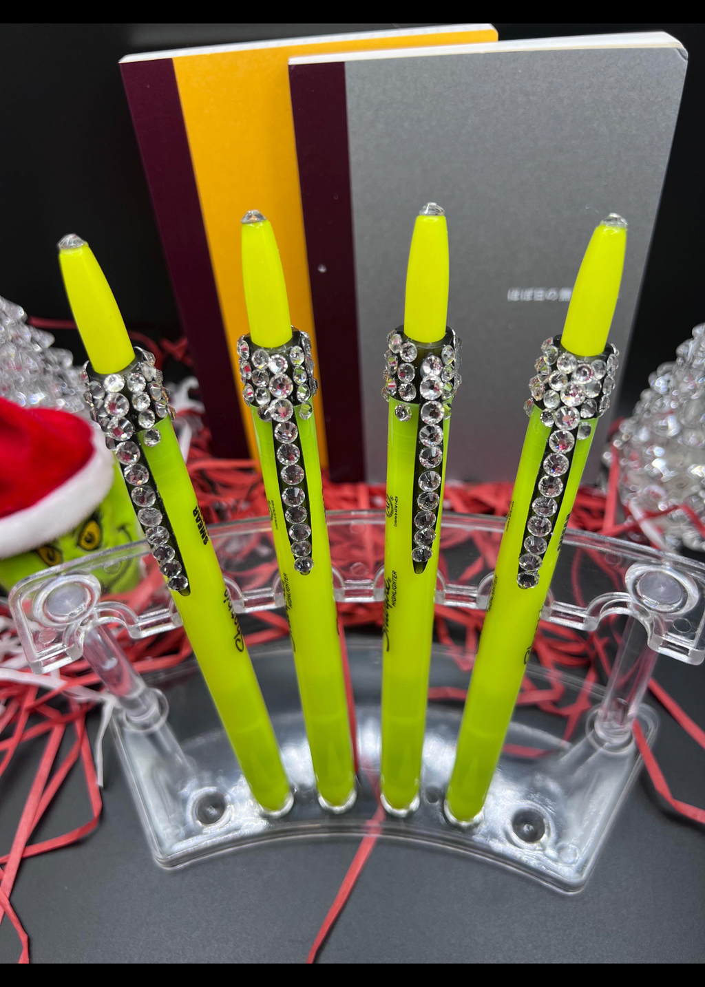 Blinged click sharpie yellow highlighters 4 set