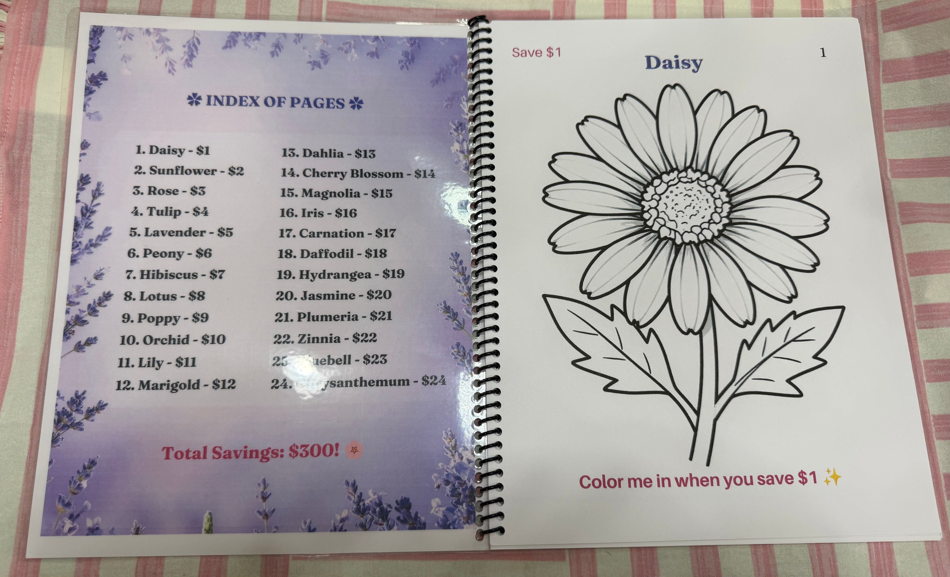 Bloom & Save 24 Beautiful Flowers Color & Savings Challenge Save $300
