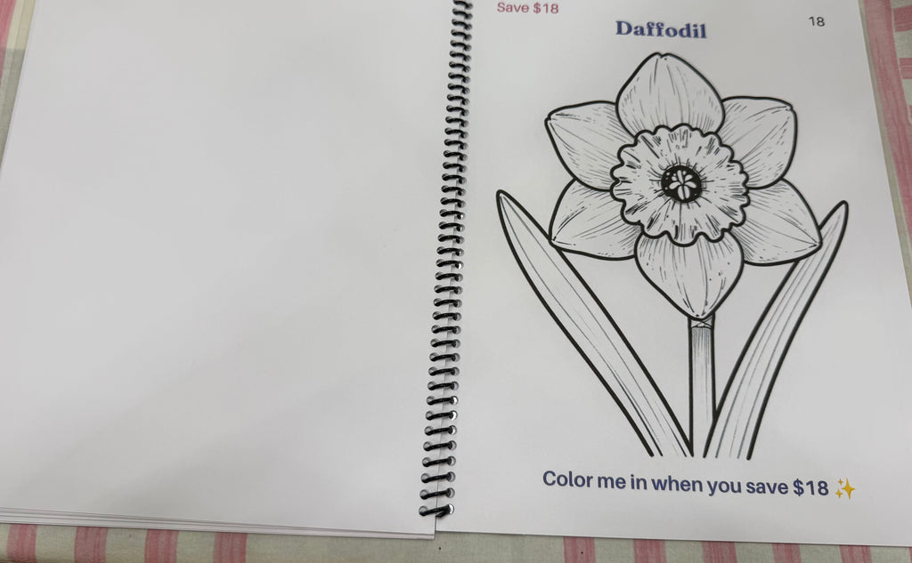 Bloom & Save 24 Beautiful Flowers Color & Savings Challenge Save $300