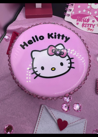 Pink blinged hello kitty desk vacuum