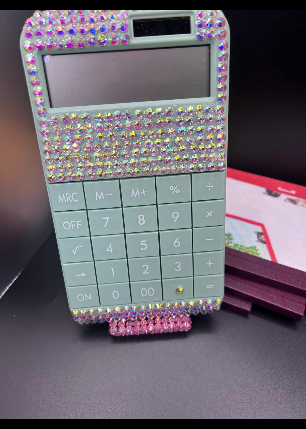 Blinged large calculator