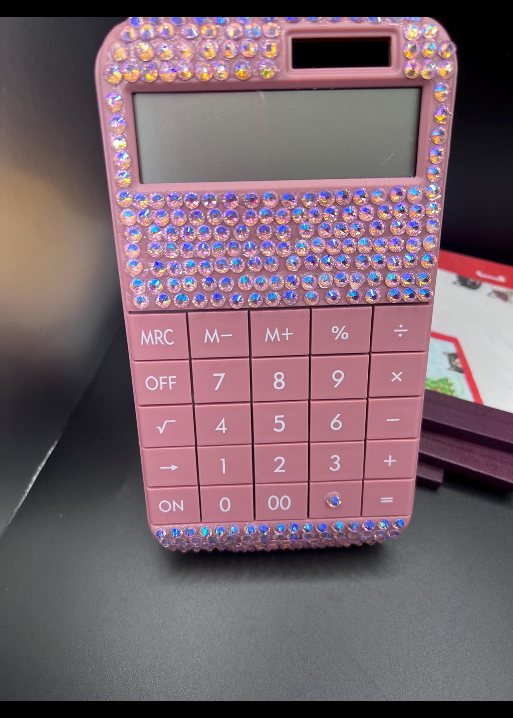 Blinged large calculator