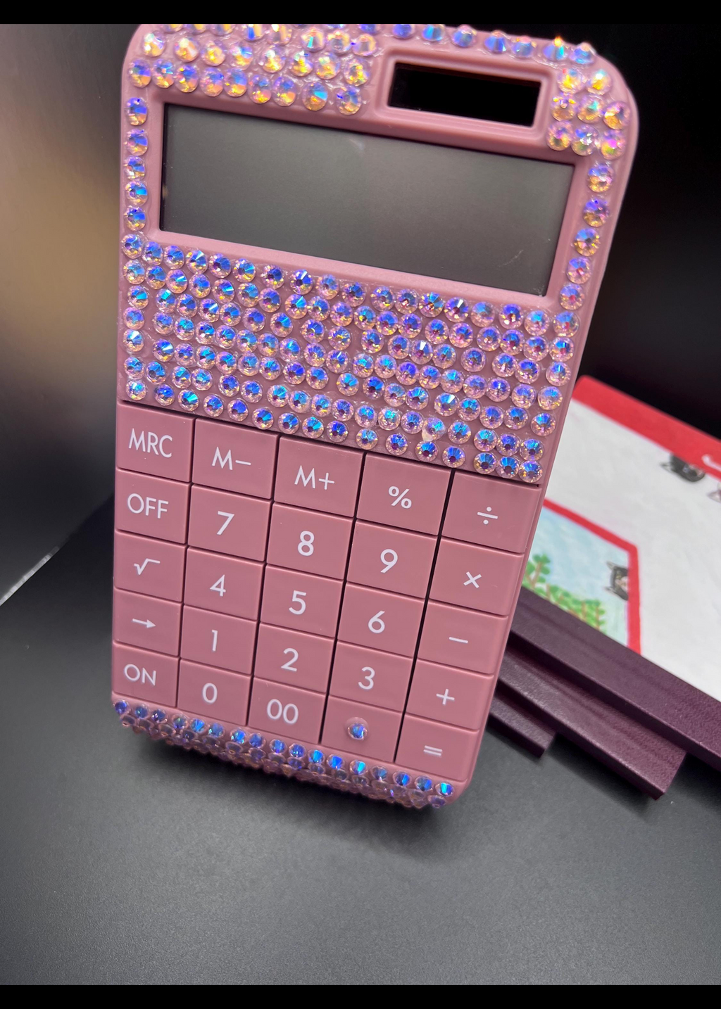 Blinged large calculator