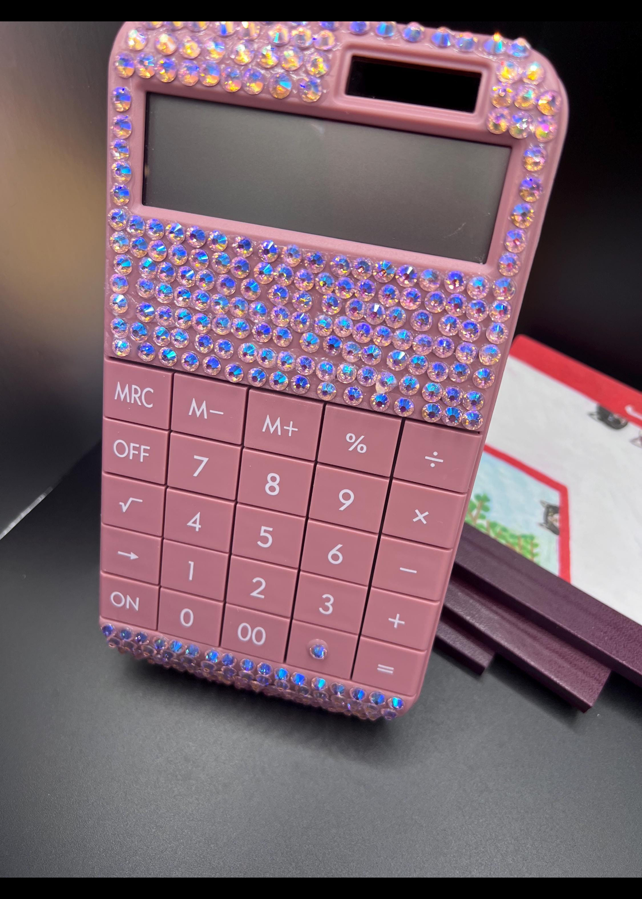 Blinged large calculator