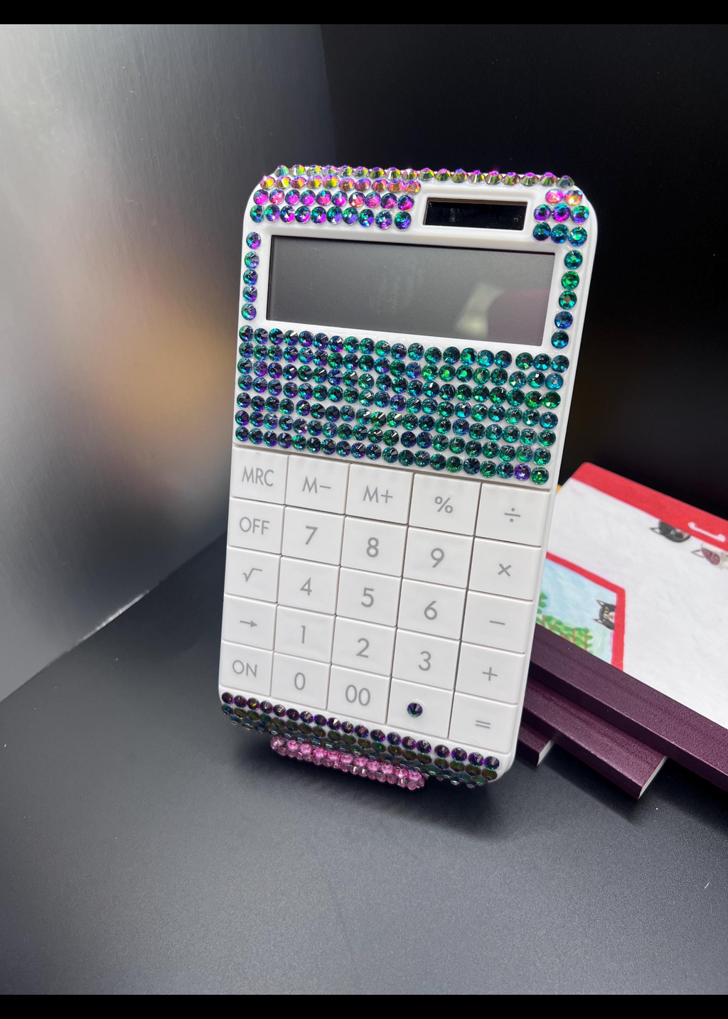 Blinged large calculator