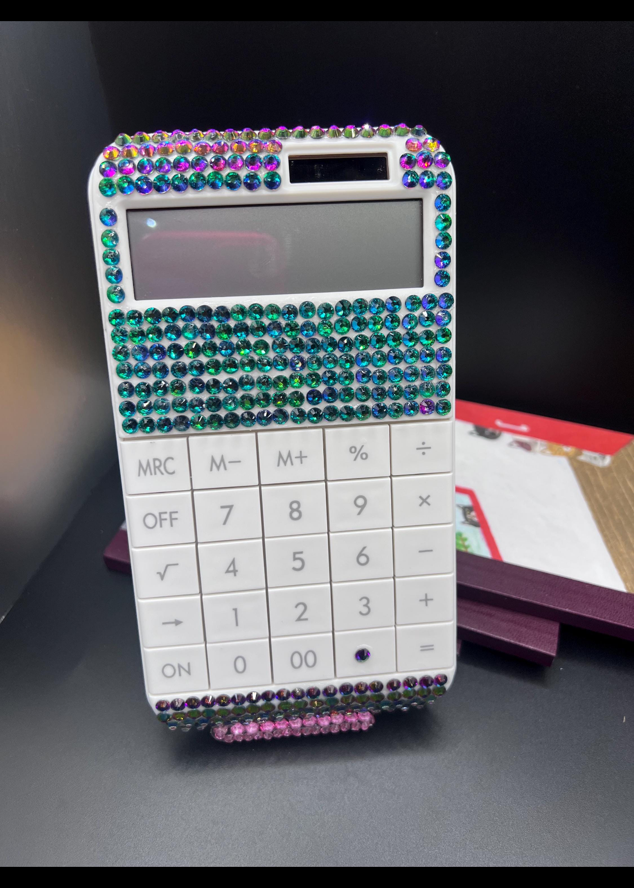 Blinged large calculator
