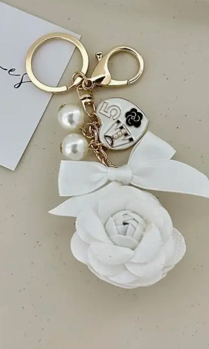 Keychain Bows and Flowers in Different Colors