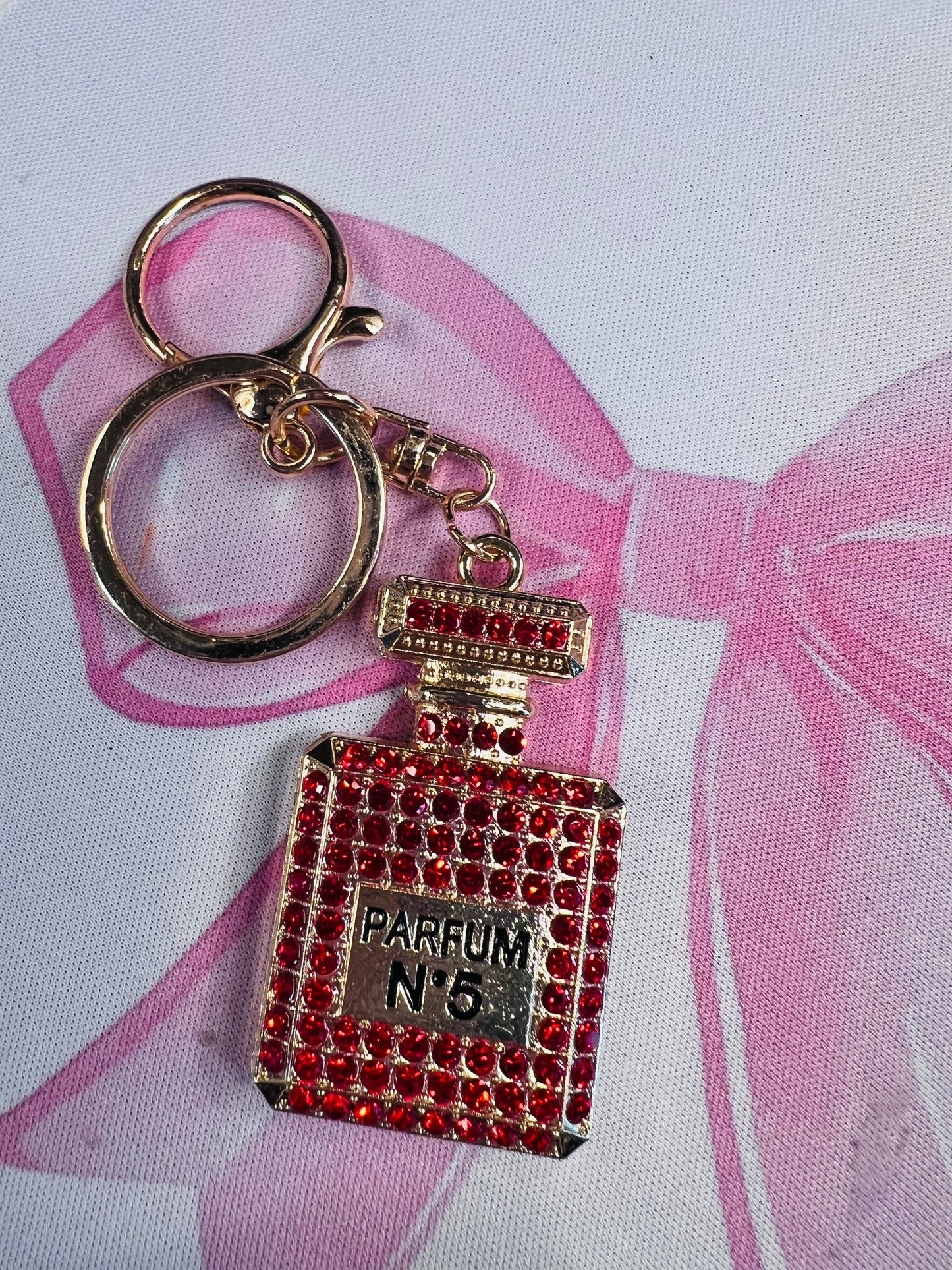Perfume Charm Keychain