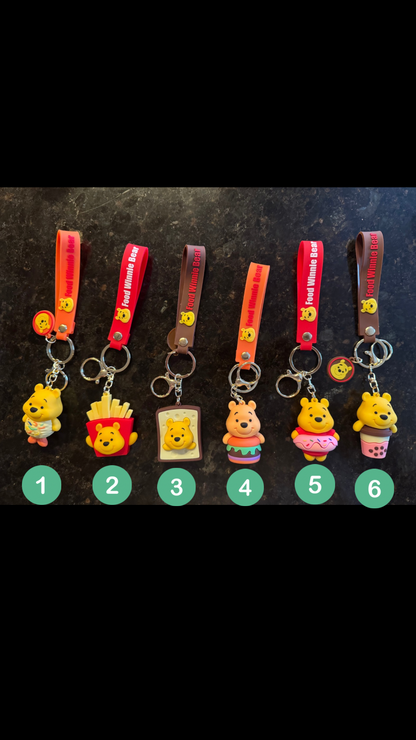 Keychain Pooh & friends 11 items
