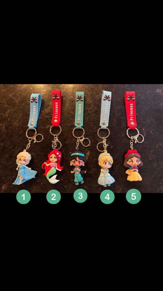 Princess Keychain 5 items