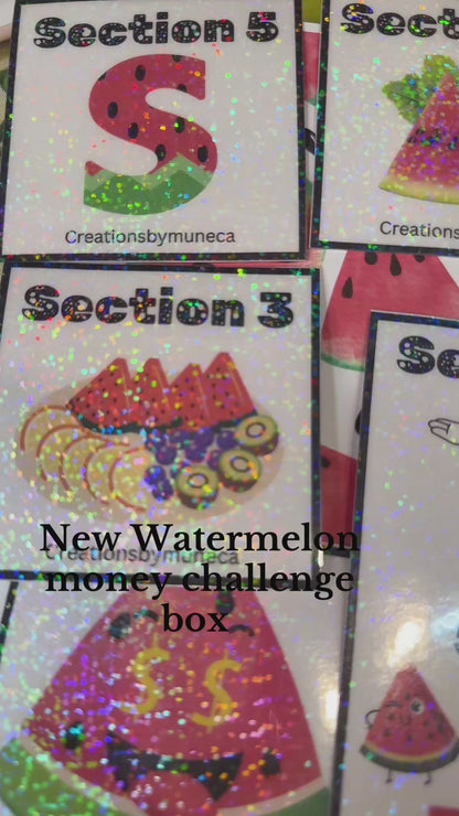 Watermelon Box 7 challenge with 8 cards -physical & laminated